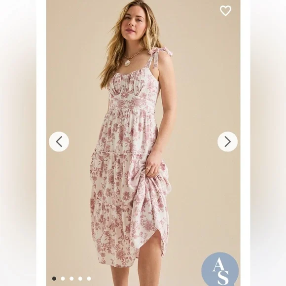 New with tags Altar’d State Faith Floral Midi Dress - Picture 1 of 4